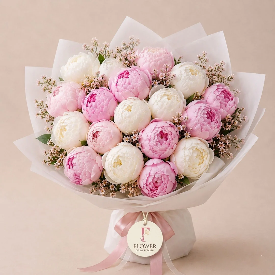 Ivory Peonies Bouquet